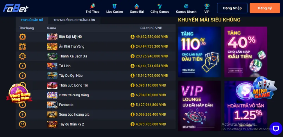 Đăng ký 388bet casino nhận ưu đãi khủng